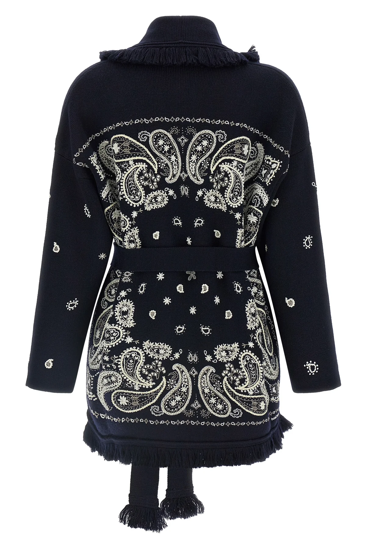 ALANUI S the alanui echoes of the bandana cardigan exemplifies a superior knitwear constr