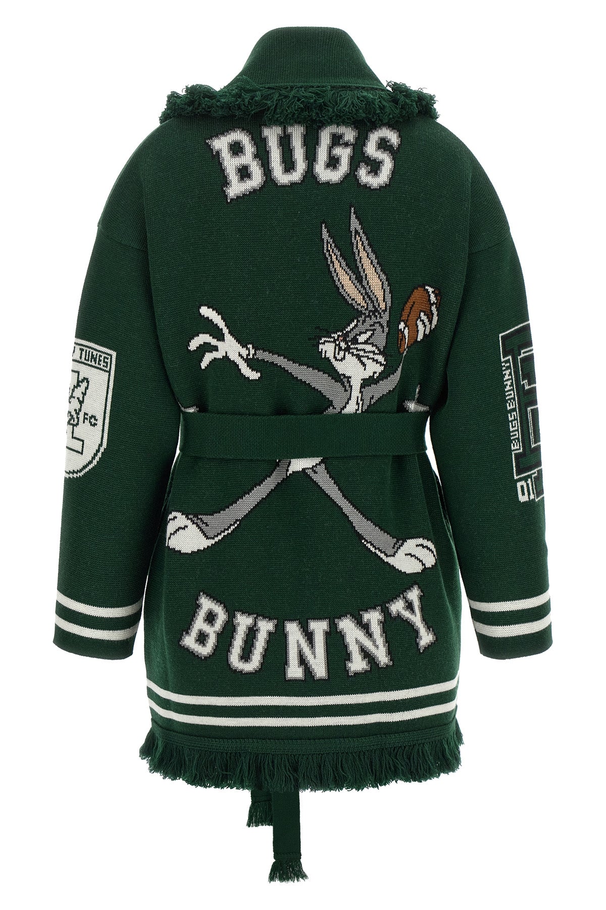 ALANUI S the alanui x looneytunes sporty bugs bunny amp; sylvester pure virgin wool cardig