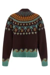 the alanui sweet winter knit redefines winter knitwear through a complex jacqu