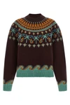 the alanui sweet winter knit redefines winter knitwear through a complex jacqu