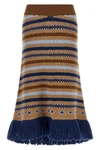 the alanui sweet winter longuette skirt redefines luxury knitwear through a co