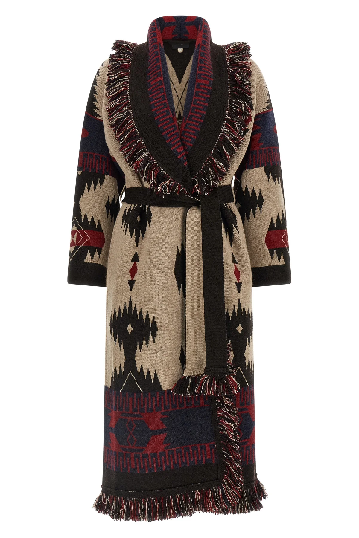 ALANUI XS the alanui icon long coat redefines knitwear through superior craftsmanship an