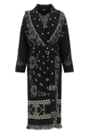 alanuis robe-style coat in pure virgin wool is distinguished by a complex two-t