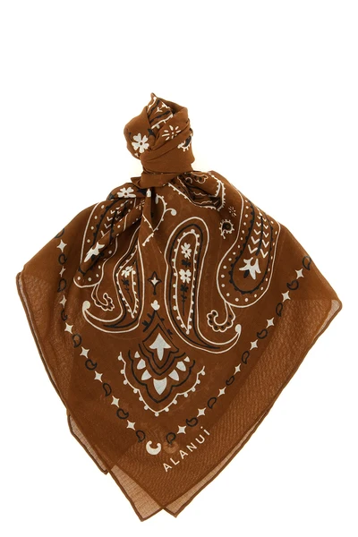 the alanui bandana in pure cotton redefines a classic accessory through a sartor