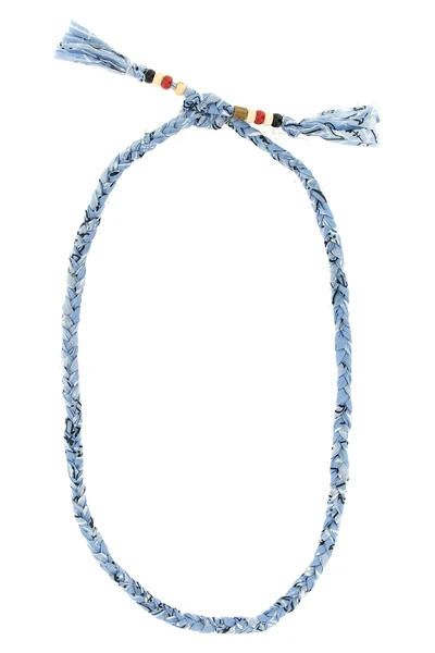 the alanui bandana necklace redefines the concept of accessory through meticul