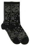 alanui bandana socks define the aesthetics of the brand through meticulous jac