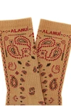 the bandana socks alanui define the aesthetics of the brand through meticulous