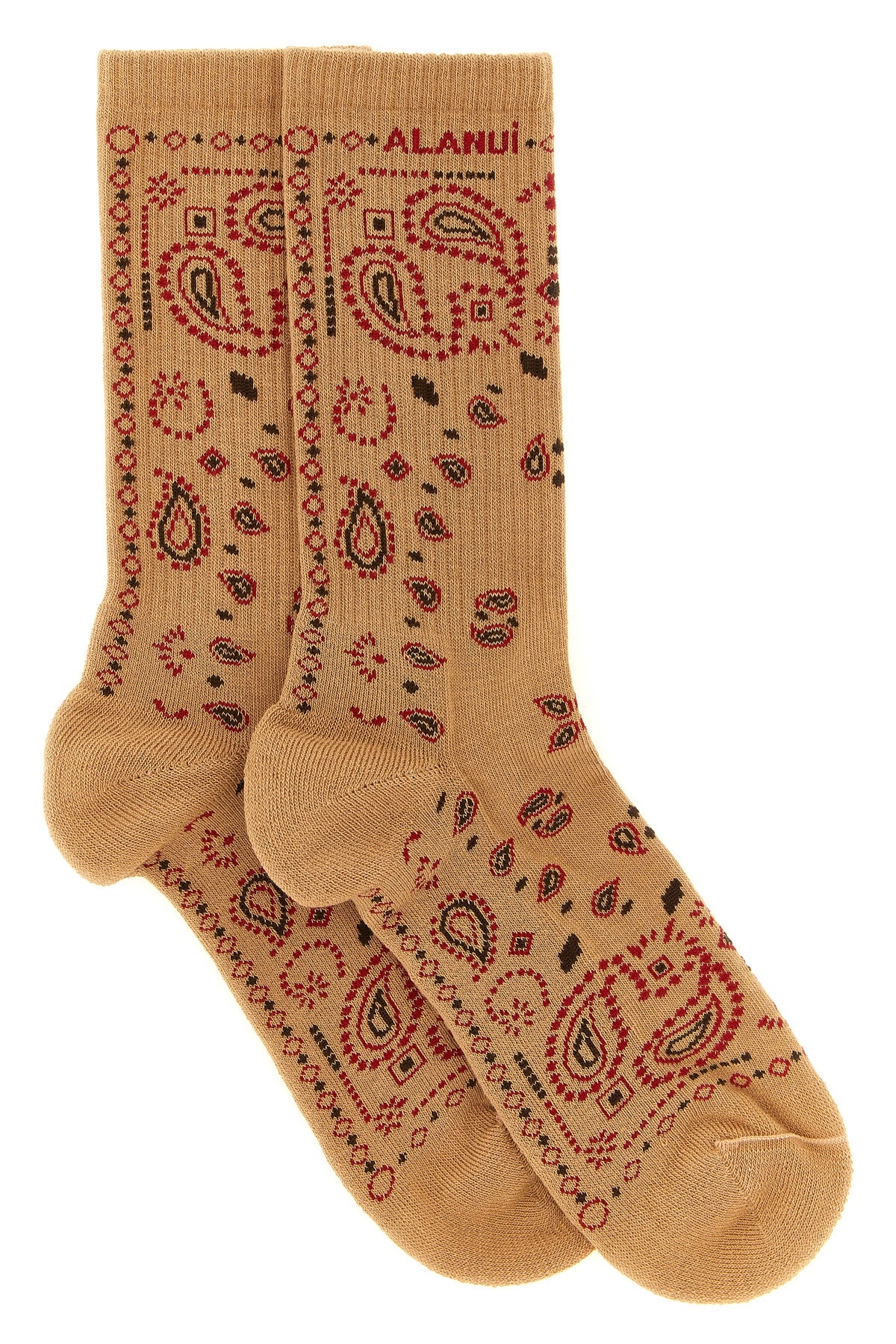 ALANUI OS the bandana socks alanui define the aesthetics of the brand through meticulous