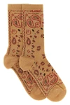 the bandana socks alanui define the aesthetics of the brand through meticulous