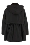 barbour x ganni waxed cotton parka