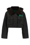 barbour x ganni waxed cotton parka