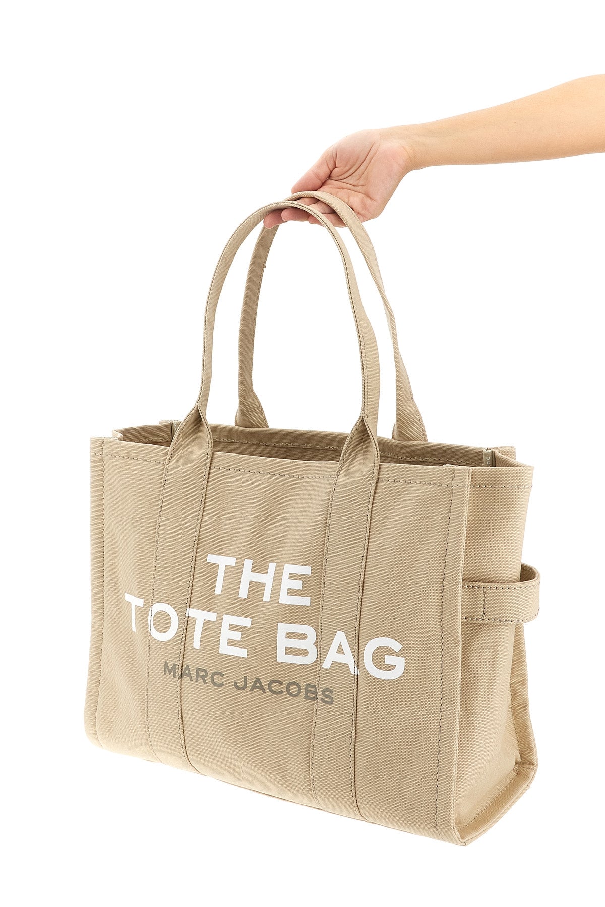 MARC JACOBS OS shopping the canvas large tote in textured cotton canvas
