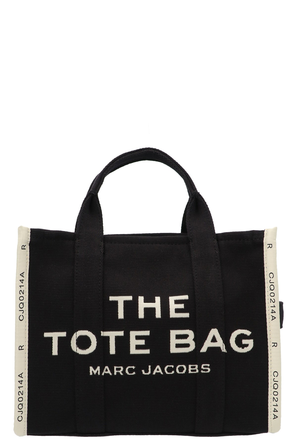 MARC JACOBS OS the jacquard medium tote cotton canvas shopping bag