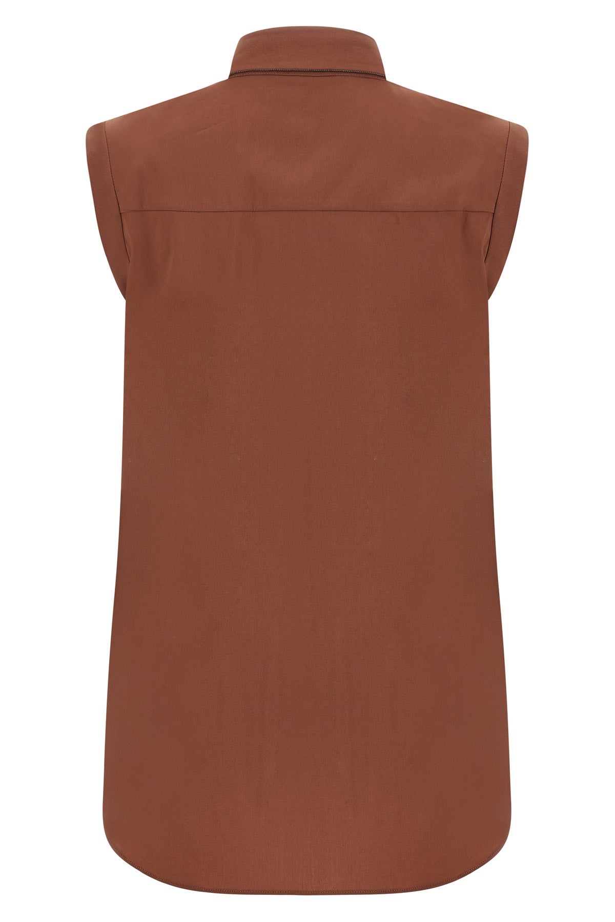 BRUNELLO CUCINELLI XS stretch cotton poplin shirt