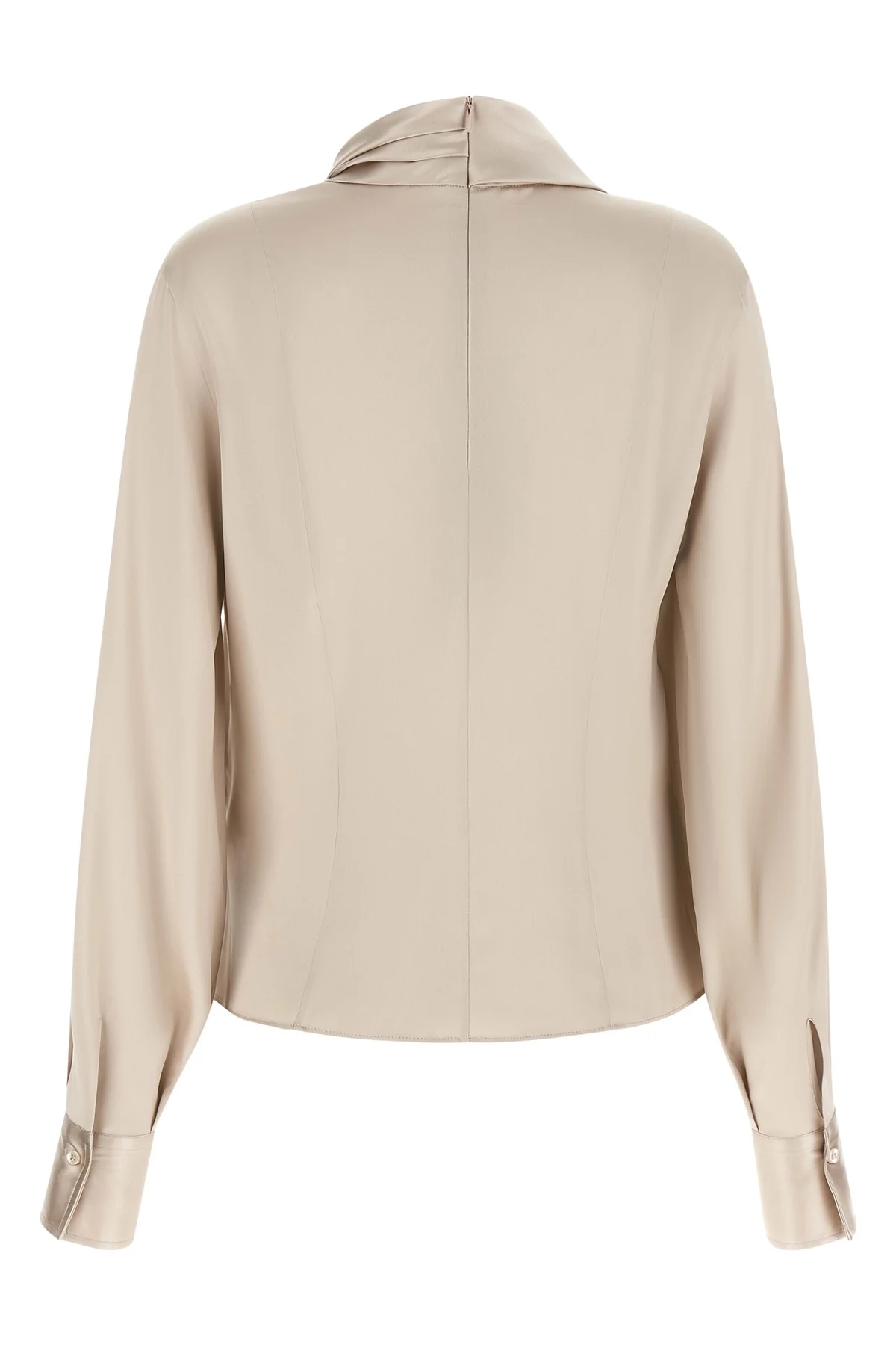 the brunello cucinelli blouse in fine stretch silk redefines everyday elegance t