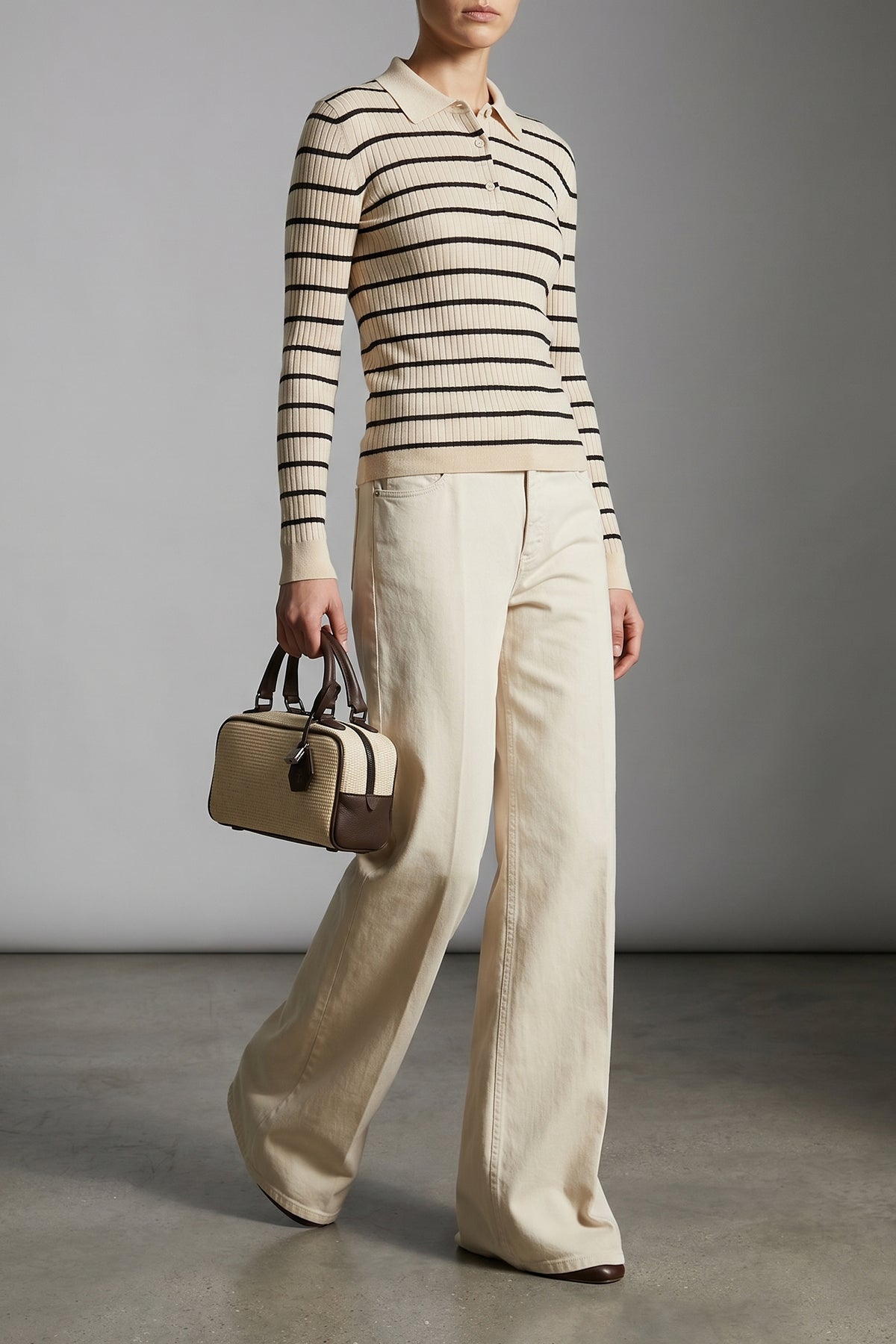 BRUNELLO CUCINELLI 42 the contemporary loose jeans in garment-dyed cotton denim