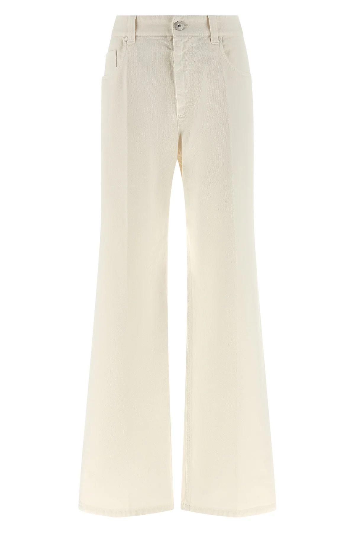 the contemporary loose jeans in garment-dyed cotton denim