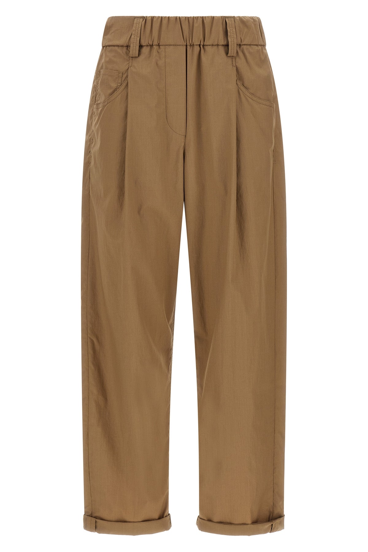 BRUNELLO CUCINELLI 40 track pants in light cotton poplin