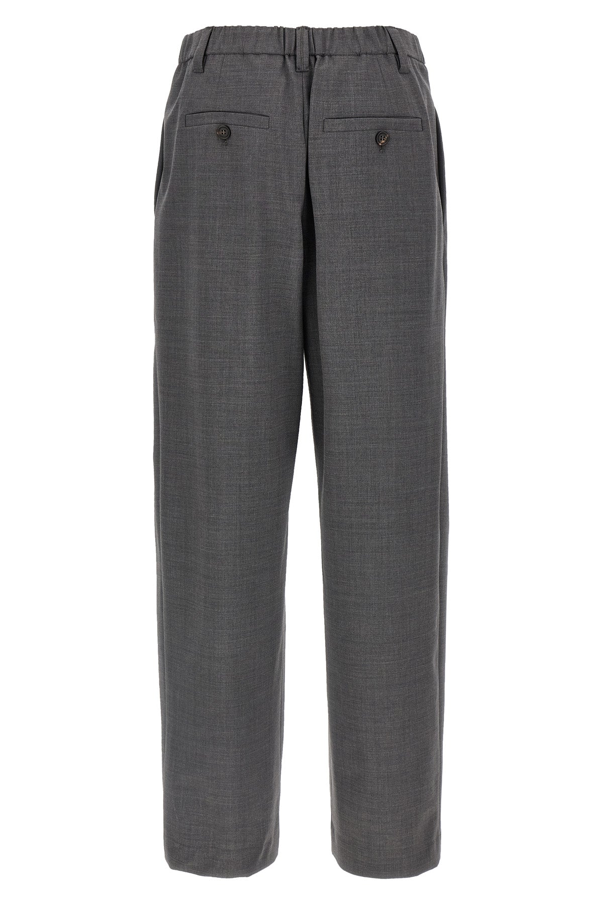 BRUNELLO CUCINELLI 36 tropical luxury wool sartorial baggy pants