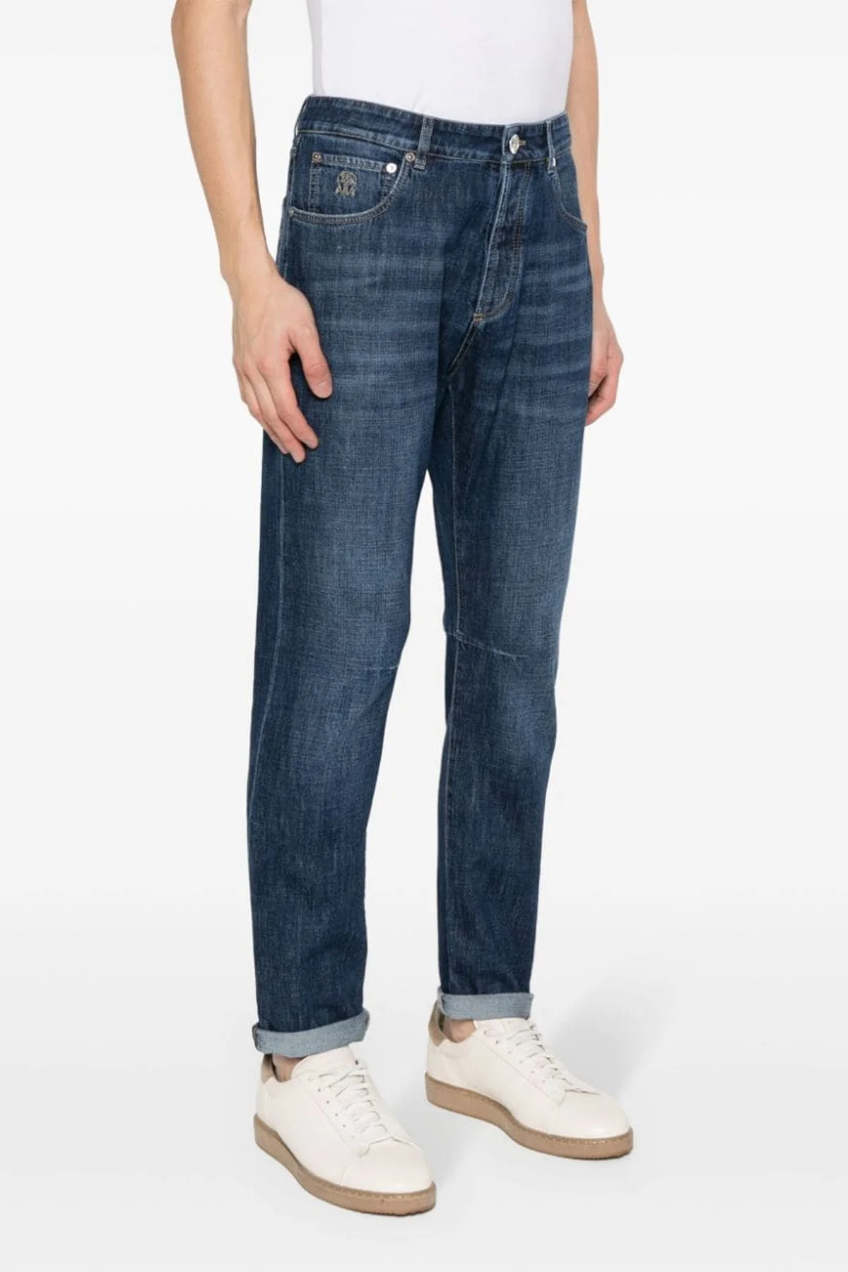 BRUNELLO CUCINELLI 46 cotton denim jeans