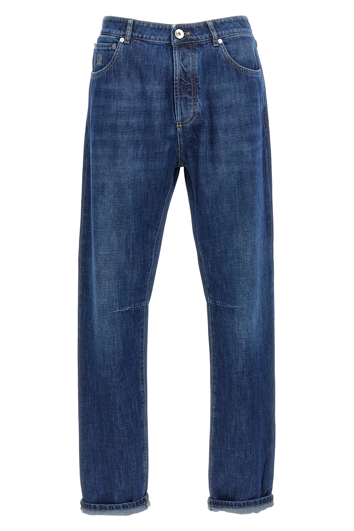 BRUNELLO CUCINELLI 46 cotton denim jeans