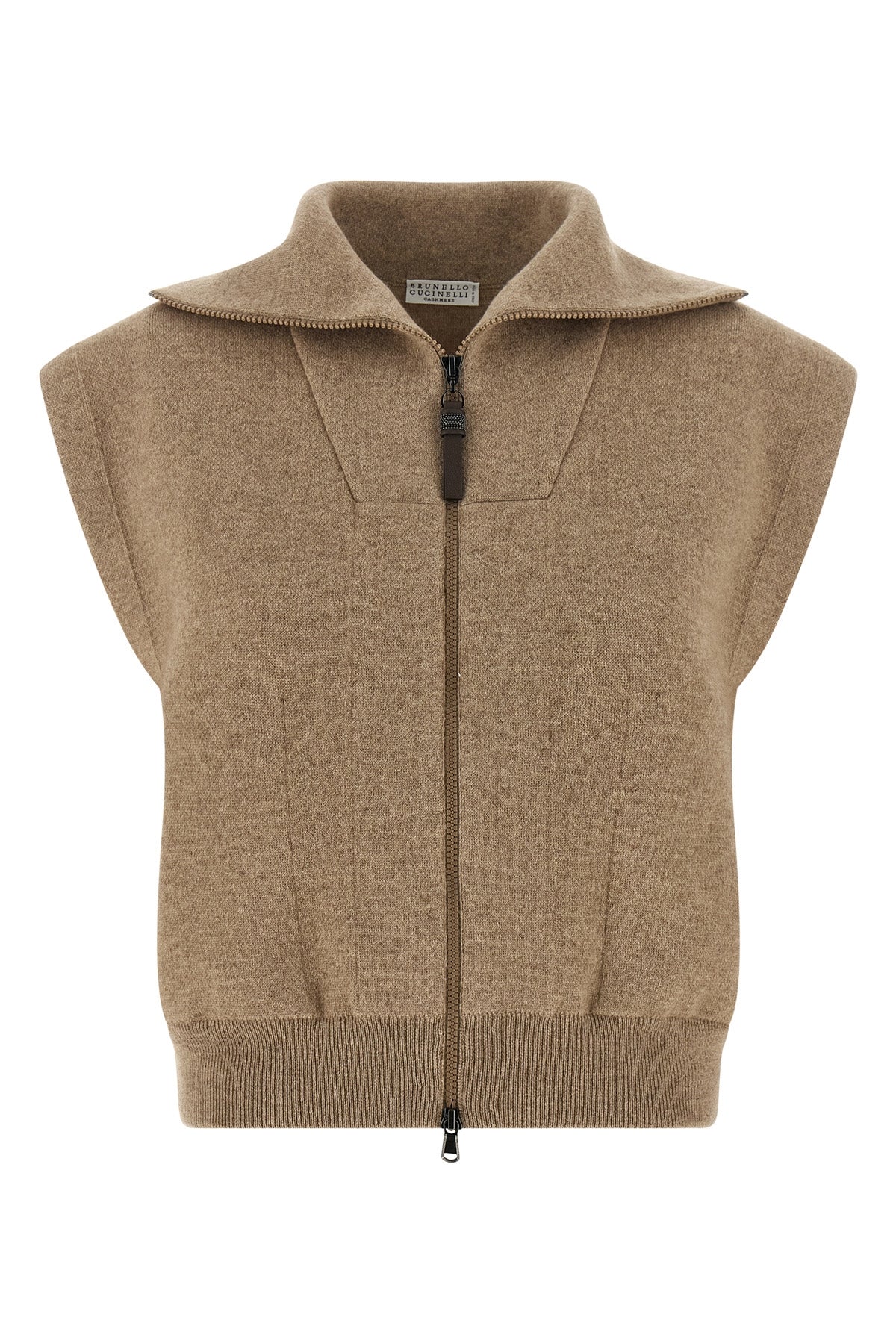 BRUNELLO CUCINELLI S heavy mélange cashmere vest