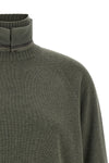 the brunello cucinelli high neck sweater in pure cashmere embodies the excellenc
