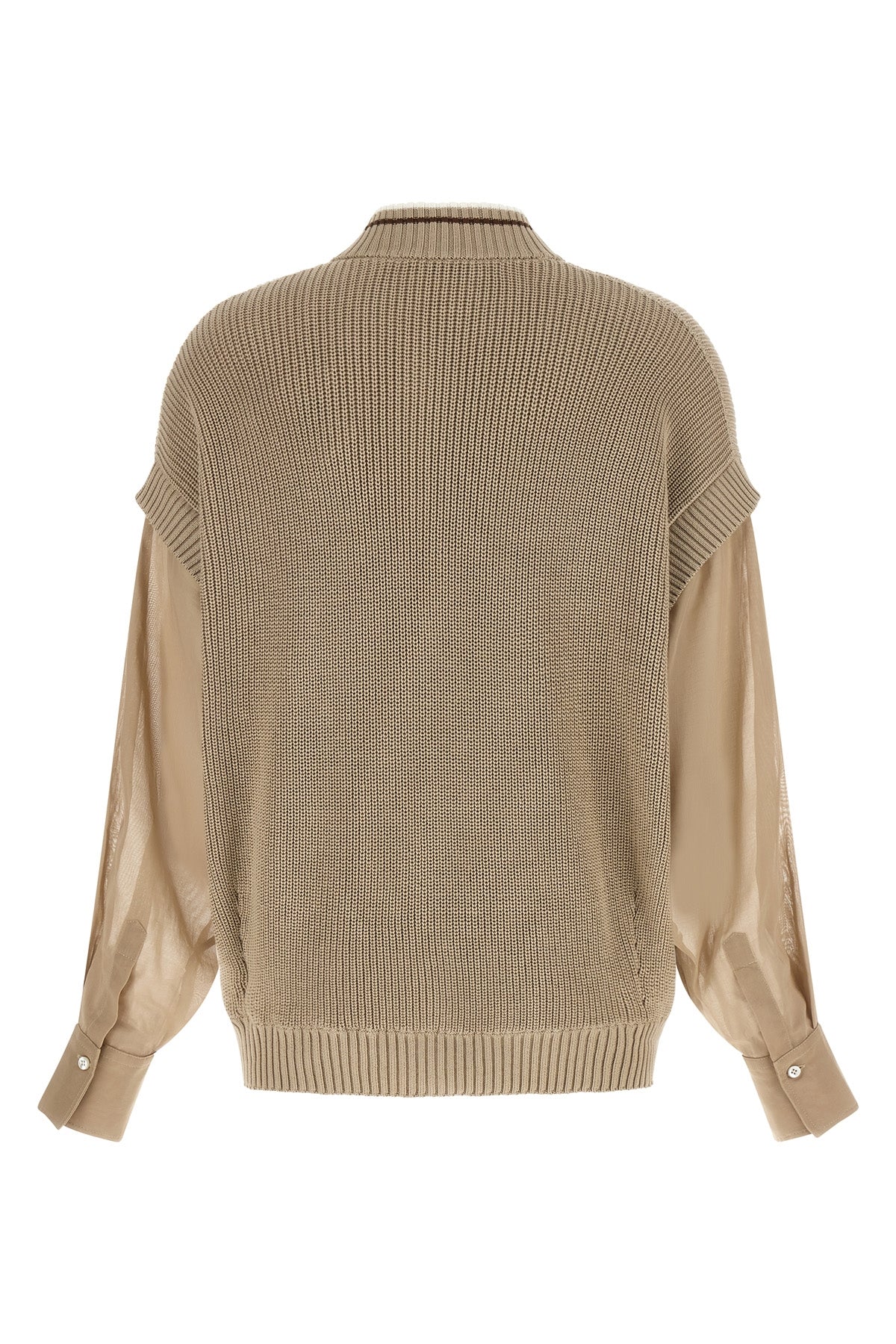 the brunello cucinelli cardigan redefines the concept of contemporary layering t