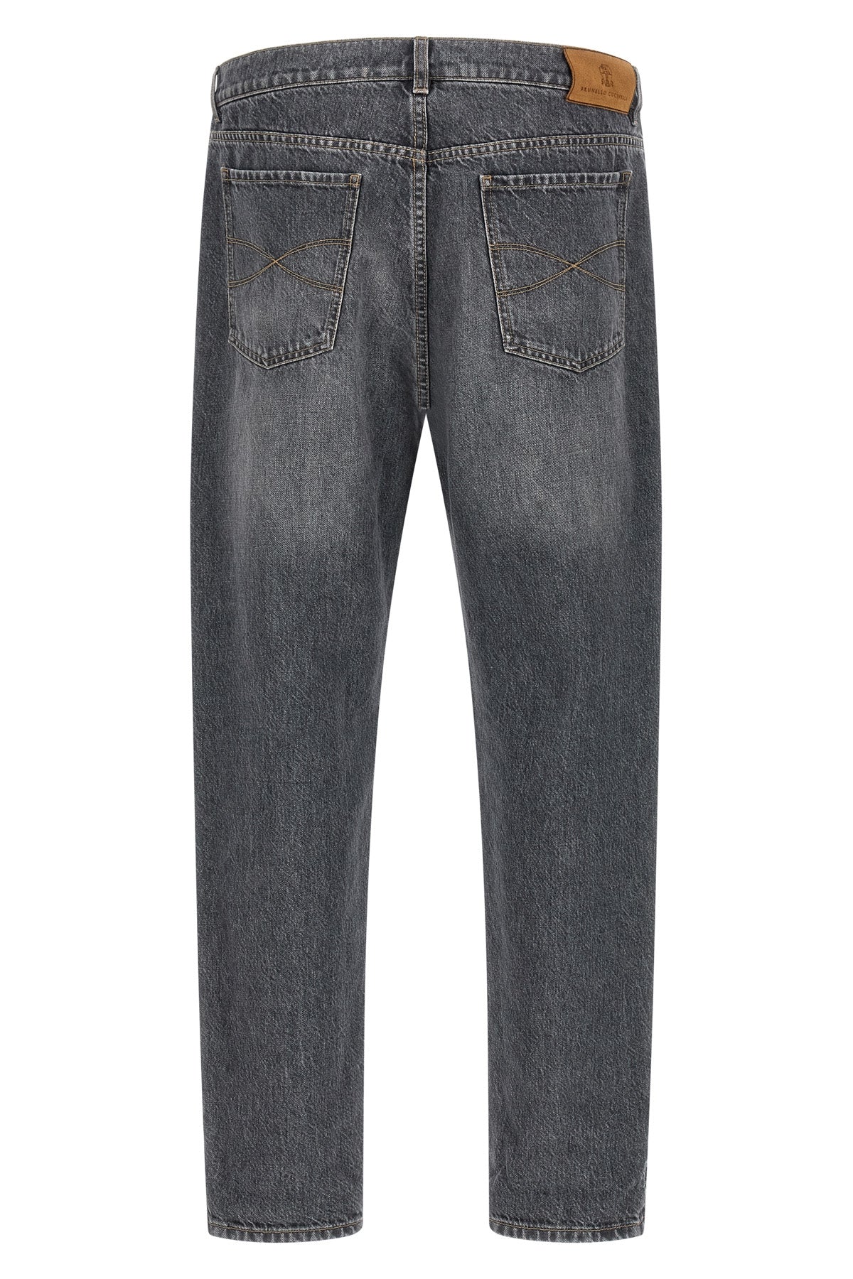 brunello cucinellis greyscale fine denim jeans