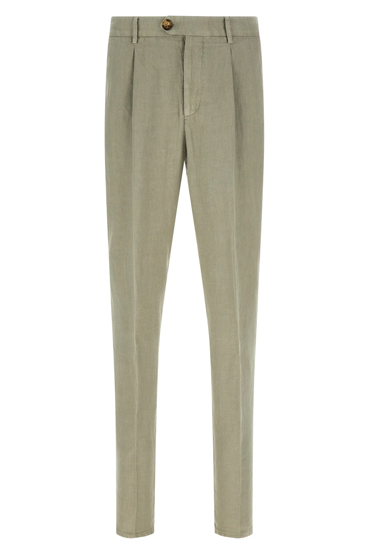 BRUNELLO CUCINELLI 46 brunello cucinelli garment-dyed linen gabardine trousers