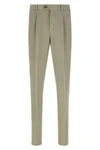 brunello cucinelli garment-dyed linen gabardine trousers