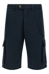 garment-dyed twisted cotton gabardine bermuda shorts