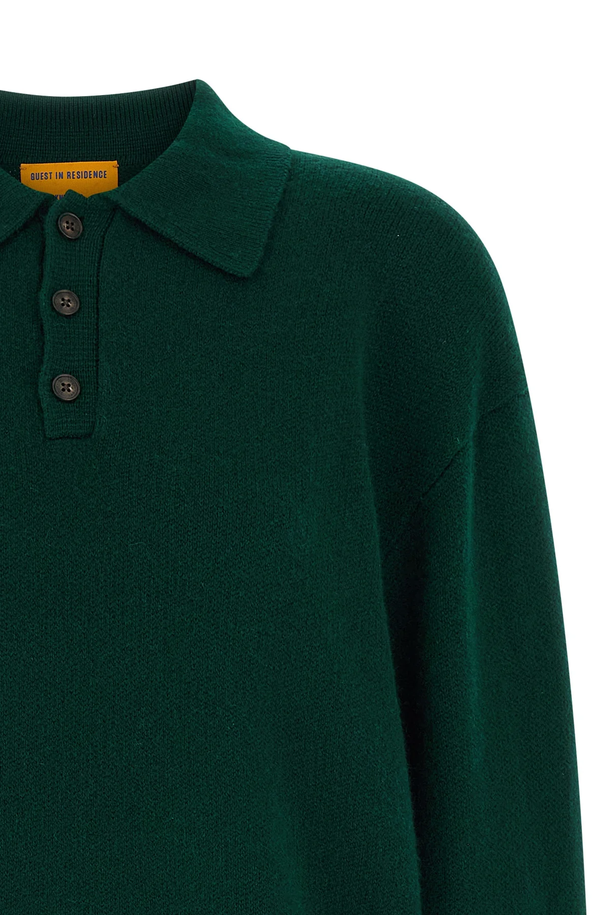 allday medium-weight cashmere polo shirt