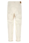 brunello cucinelli dyed denim jeans
