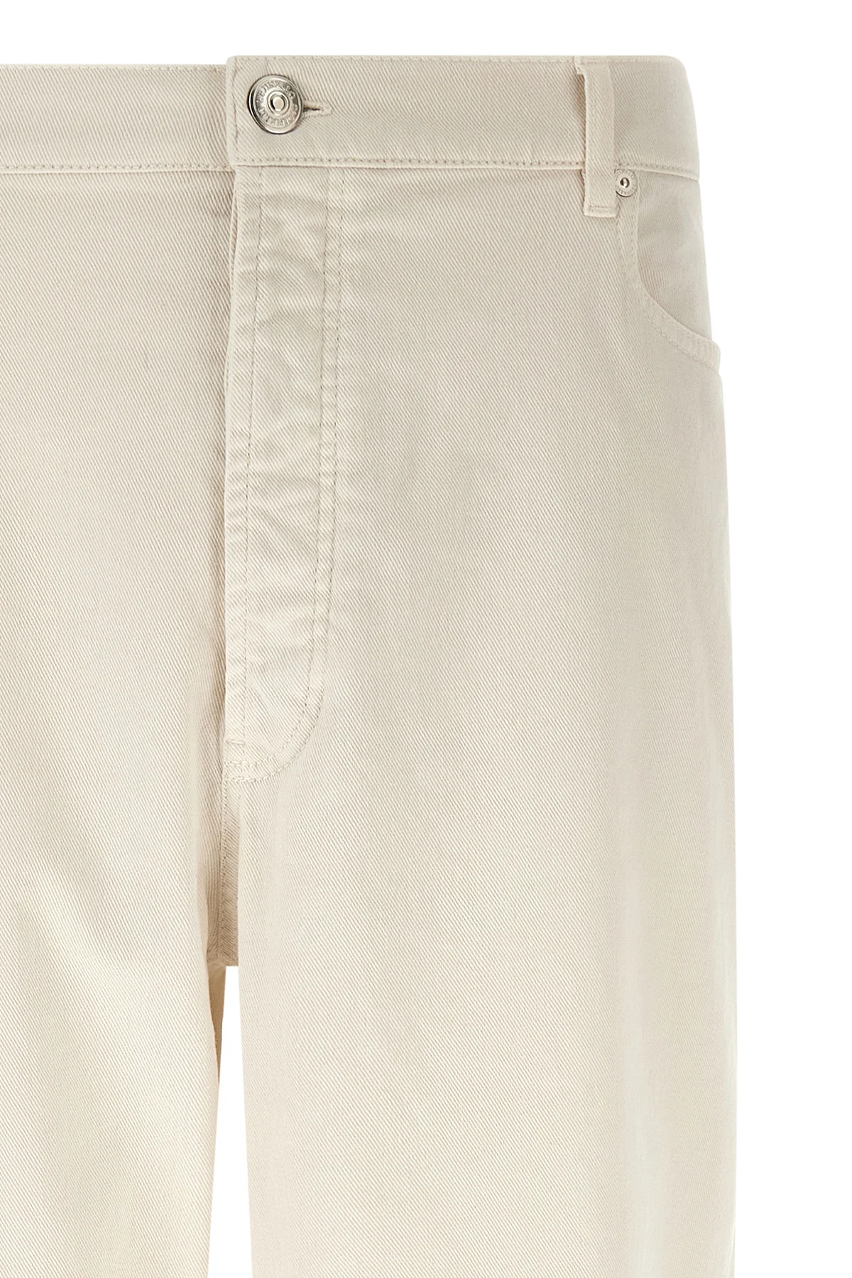 brunello cucinelli dyed denim jeans