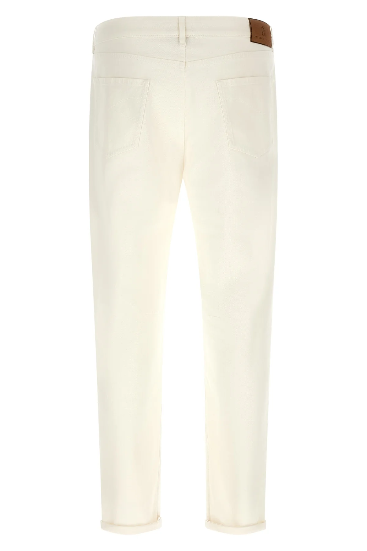 BRUNELLO CUCINELLI 52 brunello cucinellis solid-color cotton denim jeans