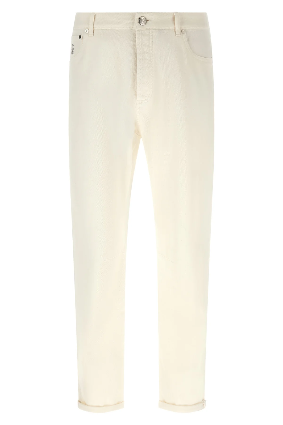 BRUNELLO CUCINELLI 52 brunello cucinellis solid-color cotton denim jeans