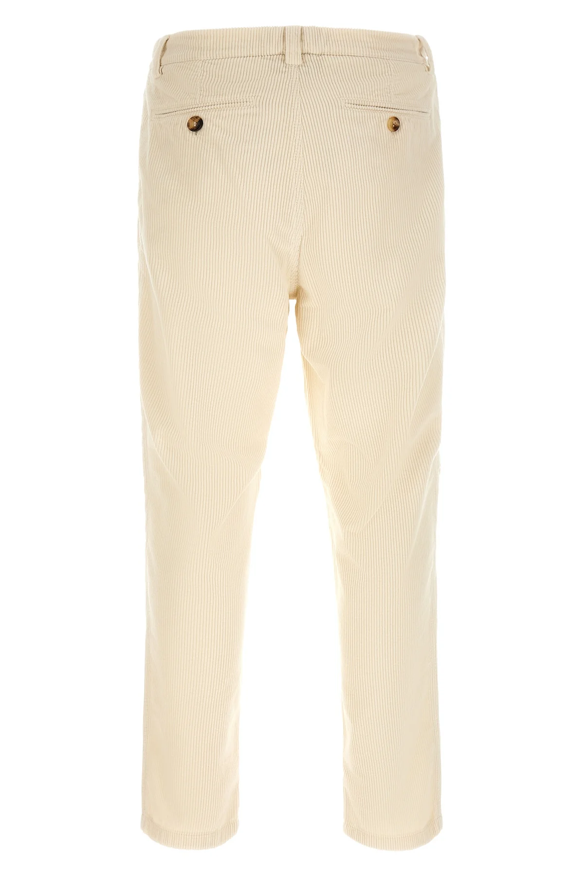 brunello cucinelli cotton velvet trousers