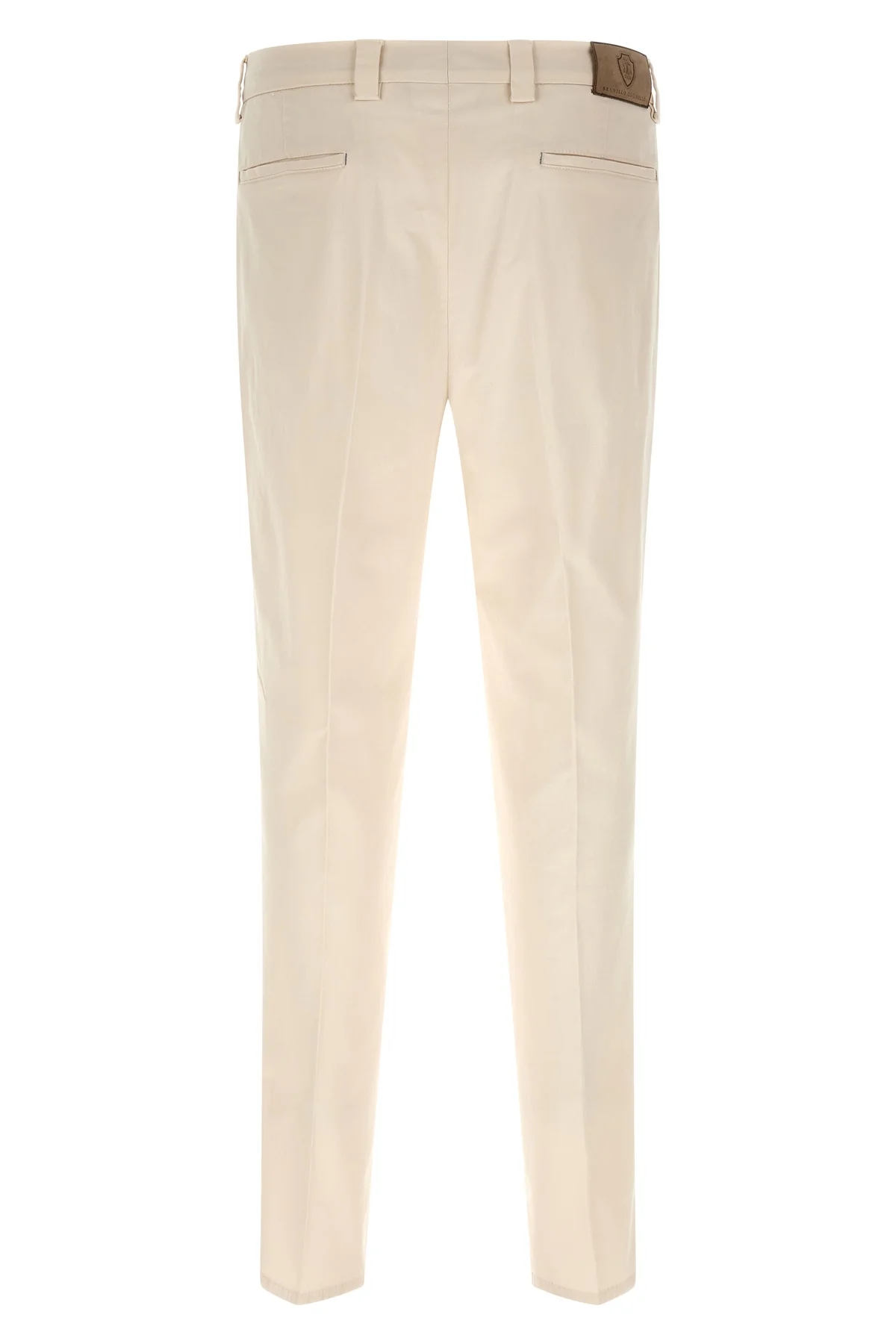 BRUNELLO CUCINELLI 48 american pima cotton gabardine comfort trousers