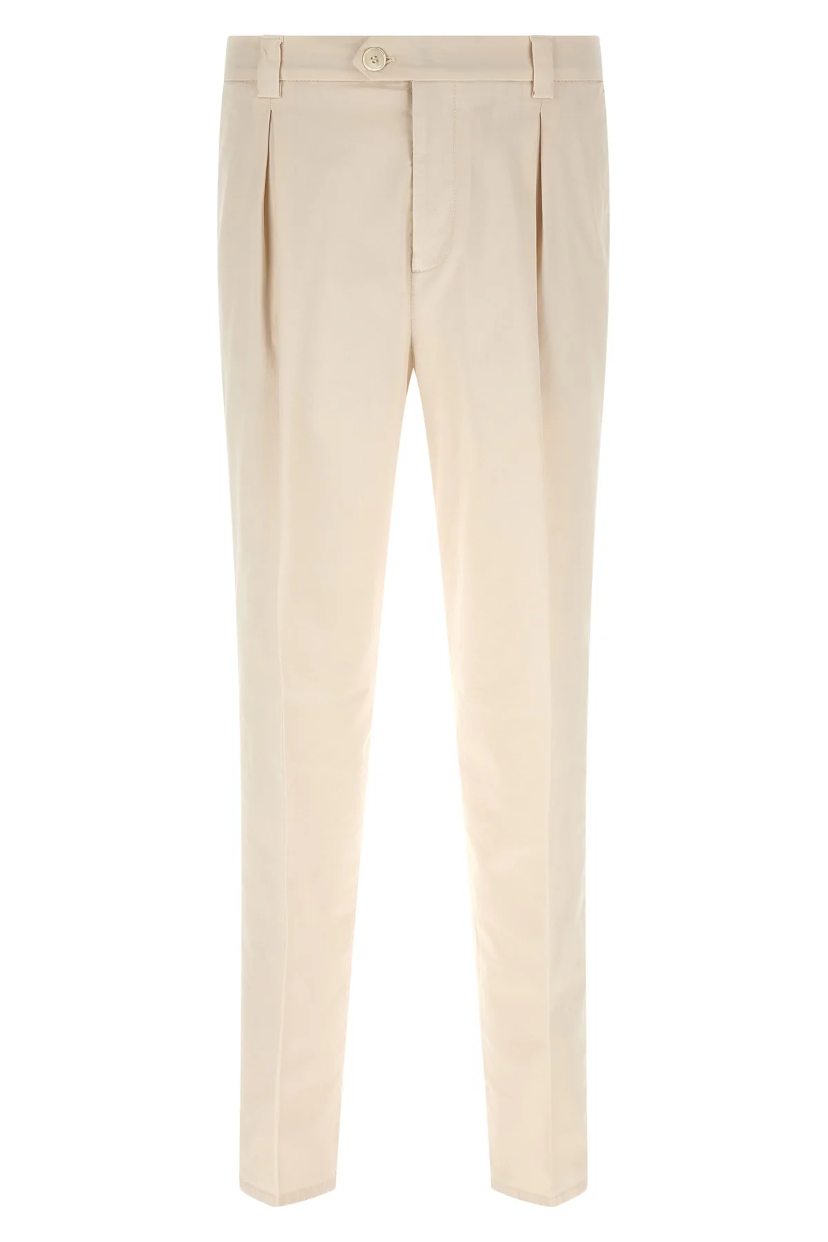 BRUNELLO CUCINELLI 48 american pima cotton gabardine comfort trousers
