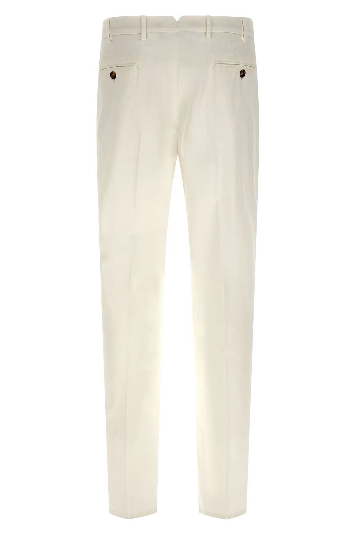 american pima comfort garment-dyed gabardine cotton trousers