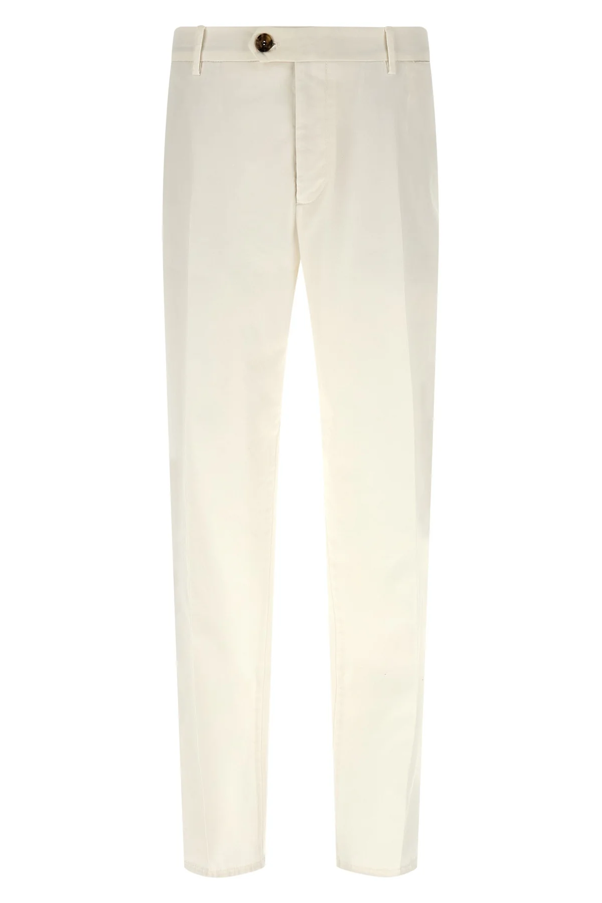 BRUNELLO CUCINELLI 54 american pima comfort garment-dyed gabardine cotton trousers