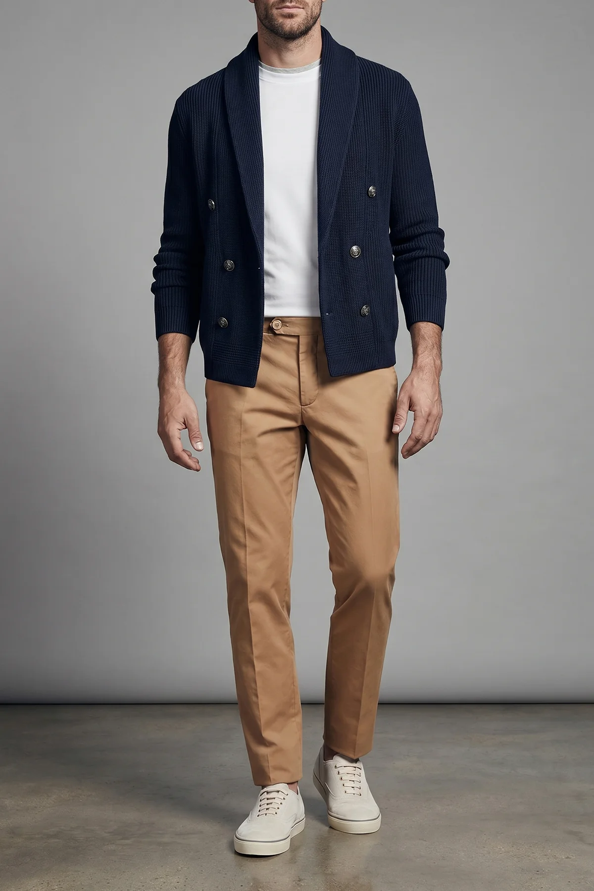 BRUNELLO CUCINELLI 54 american pima comfort garment-dyed gabardine cotton trousers