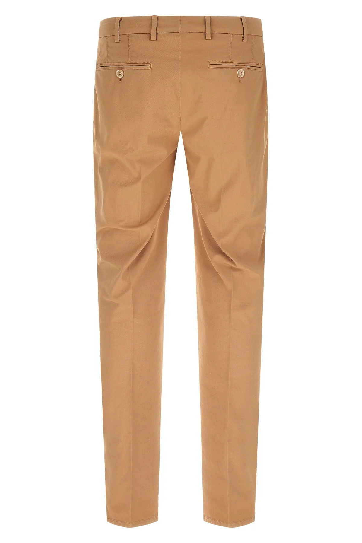 american pima comfort garment-dyed gabardine cotton trousers