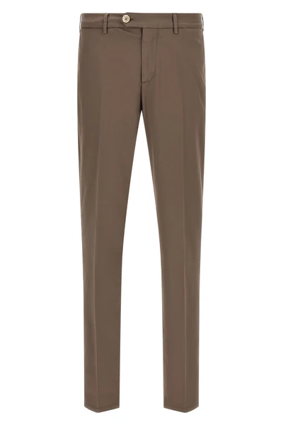 american pima cotton gabardine comfort trousers in garment color