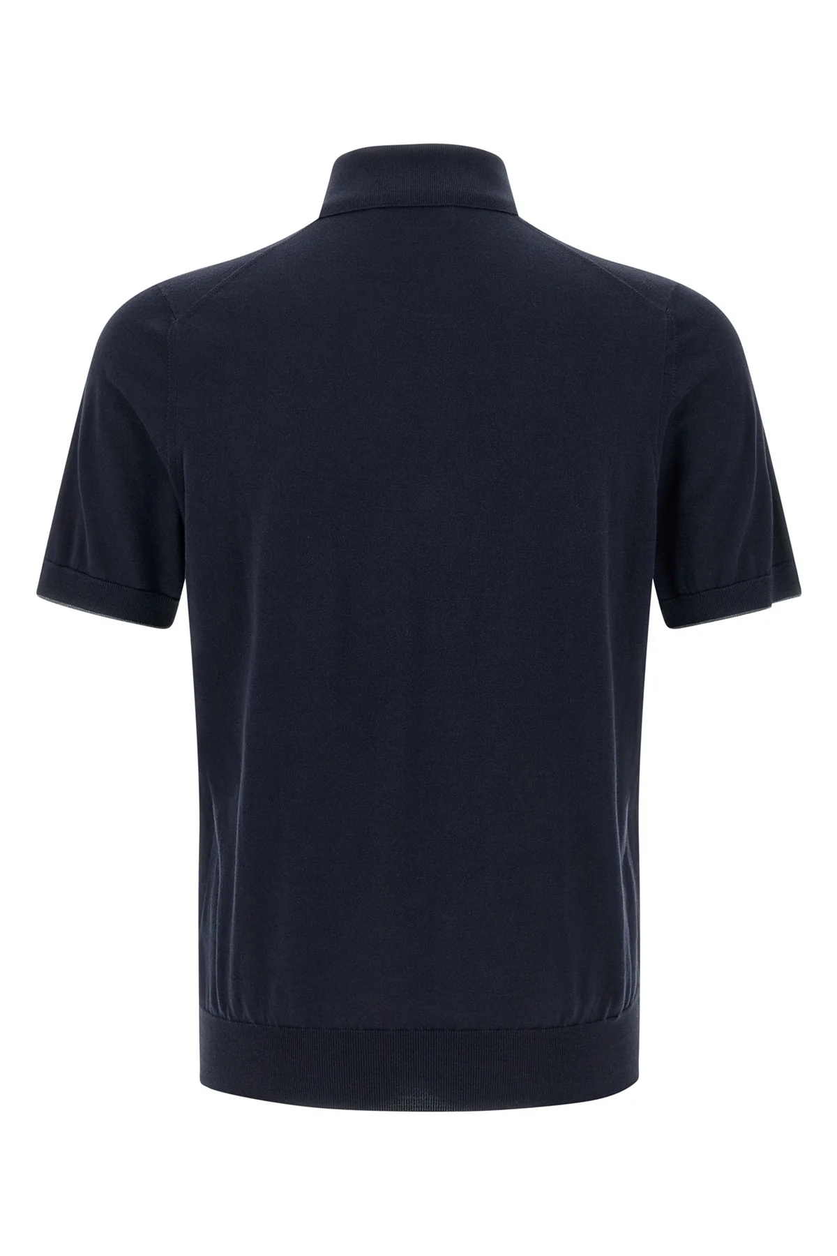 polo shirt in light cotton knit