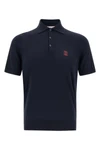 polo shirt in light cotton knit