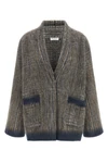 brunello cucinelli cardigan redefines knitwear through sophisticated double knit