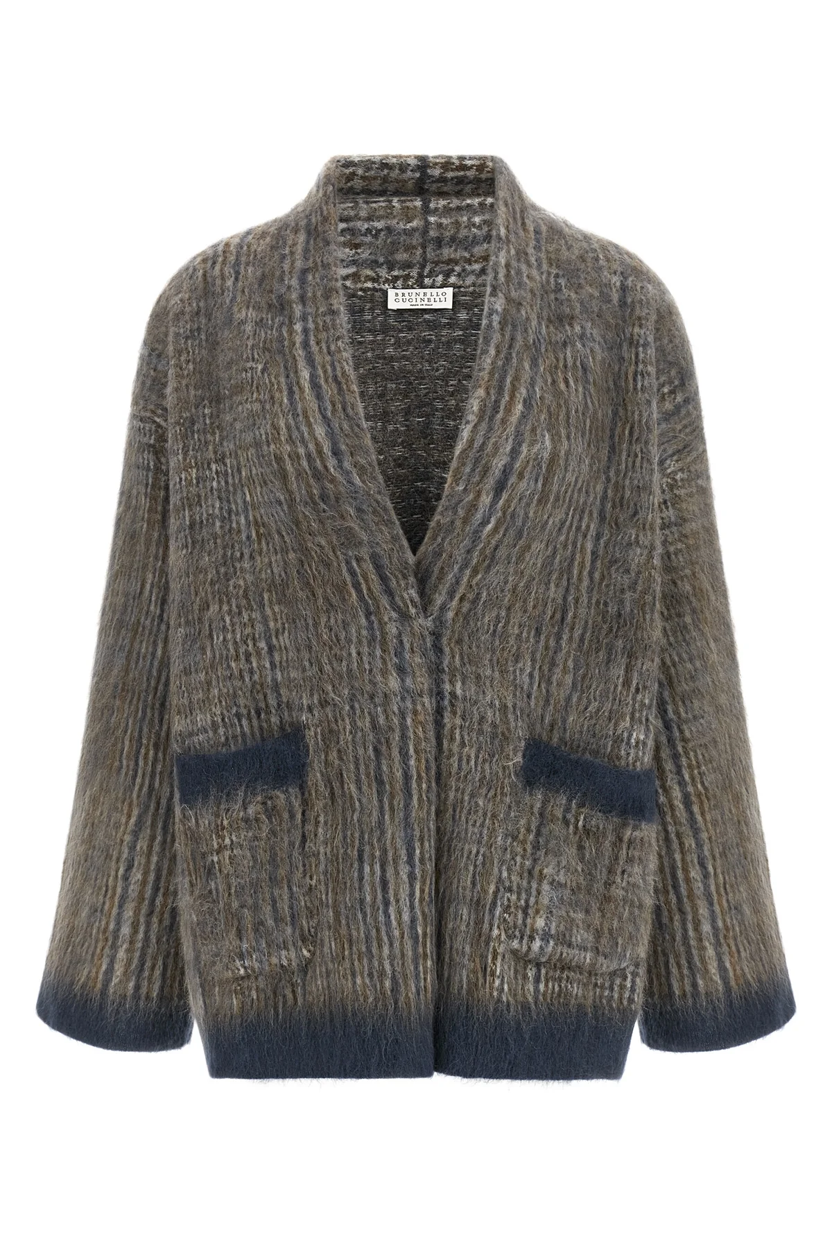 brunello cucinelli cardigan redefines knitwear through sophisticated double knit