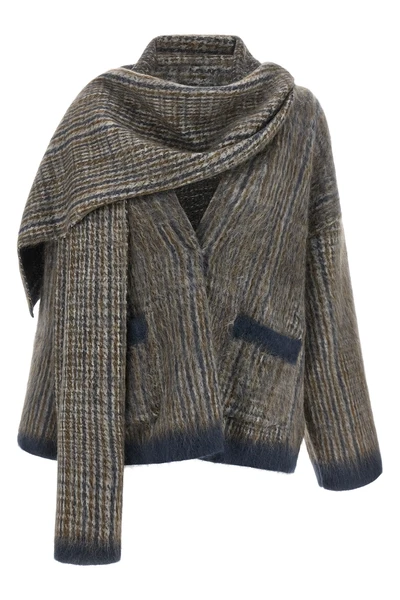 brunello cucinelli cardigan redefines knitwear through sophisticated double knit